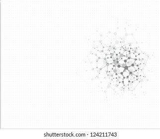 Molecular Structures Stock Vector (Royalty Free) 124211743