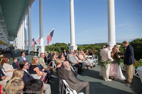 Grand Hotel Mackinac Island West Porch Wedding Photography