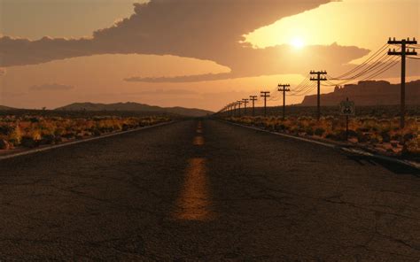 Download Man Made Road HD Wallpaper