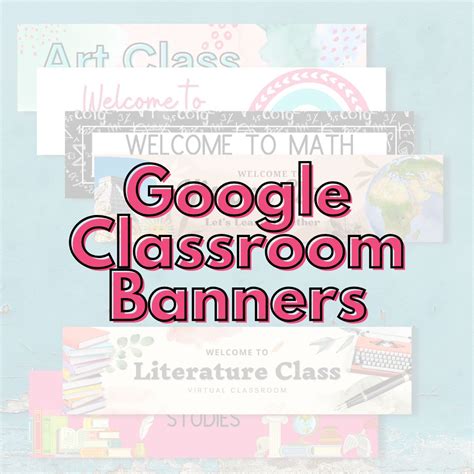 20 Google Classroom Banners - Forgetful Momma Shop