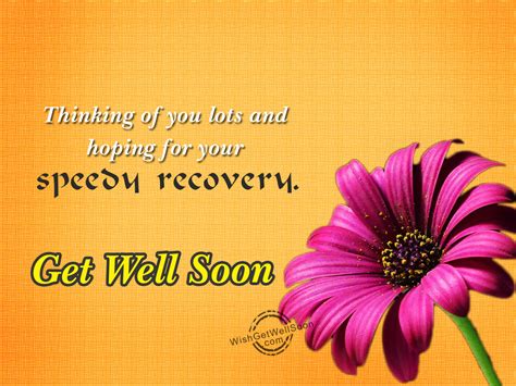 Hoping for you speedy recovery get well soon - Get Well Soon Wishes