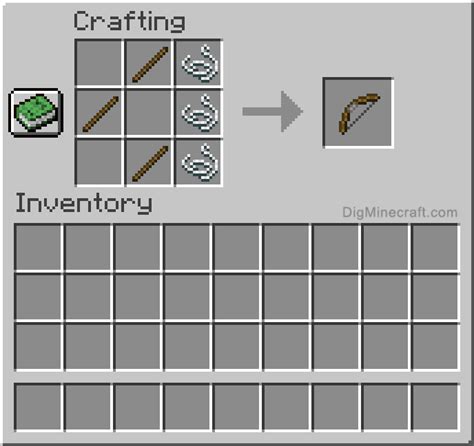 How to make a Bow in Minecraft