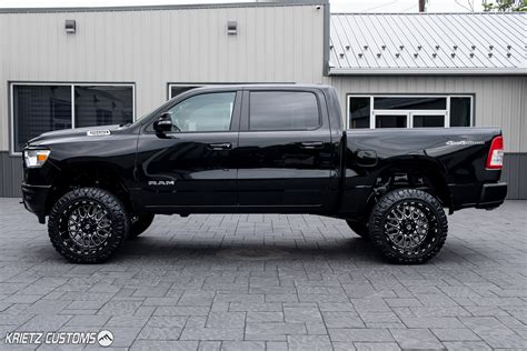 Lifted 2020 Ram 1500 with 22×12 TIS 548BM Wheels and 6 Inch Rough ...