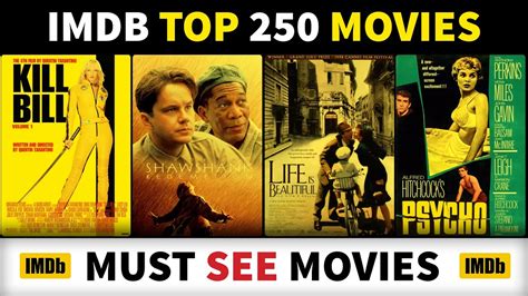 IMDb Top 250 Movies - Must See Movies - YouTube