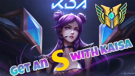 How To Get An S As Kaisa | Kaisa ADC | ADC Kaisa Gameplay - YouTube