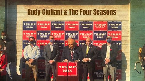 Rudy Giuliani & The 4 Seasons Depress Conference!