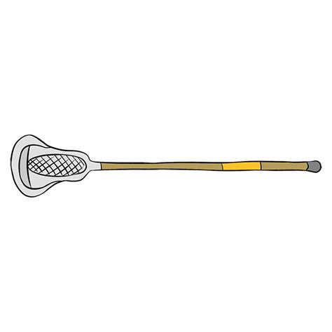 How to Draw a Lacrosse Stick - Easy Drawing Tutorial For Kids