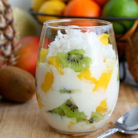 Tropical Fruit Yogurt Parfait – Jordan's Easy Entertaining