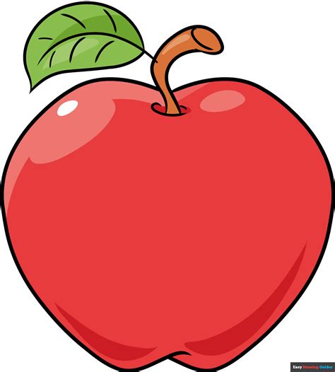 How to Draw a Cartoon Apple - Really Easy Drawing Tutorial, to draw a - tuyensinhdaihocso.edu.vn