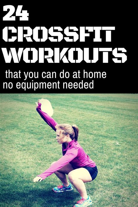 24 No Equipment CrossFit Workouts at Home | Fitzala | Crossfit workouts at home, Crossfit ...