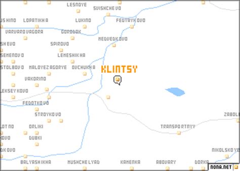 Klintsy (Russia) map - nona.net