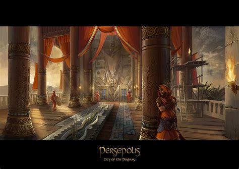 Concept art- Persepolis on Behance | Concept art, Game concept art, Castle art