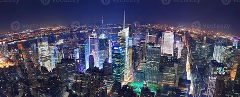 New York City night panorama 8310837 Stock Photo at Vecteezy