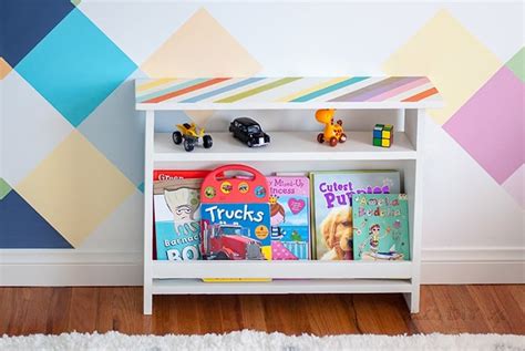 Easy DIY Kids Bedside Table With Book Storage [Plans] - Anika's DIY Life