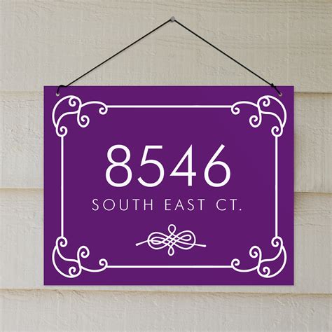Scroll Personalized Address Sign | GiftsForYouNow