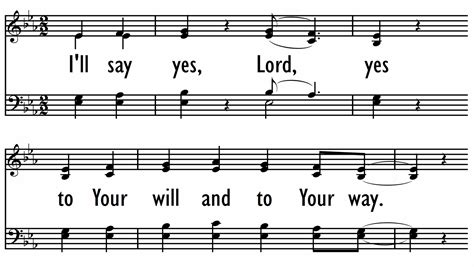 YES, LORD YES (chorus) | Digital Songs & Hymns