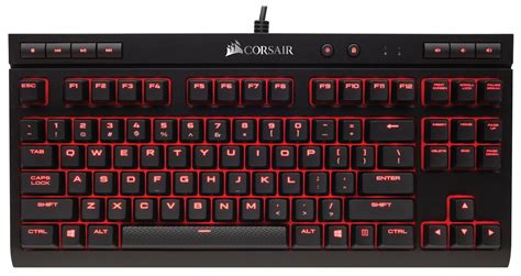 Corsair K63 Compact Mechanical Gaming Keyboard - Backlit Red LED ...