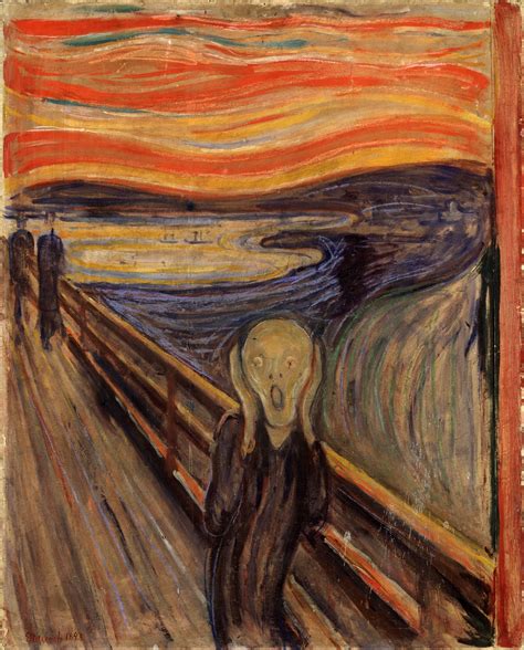 Image: The Scream by Edvard Munch, 1893 - Nasjonalgalleriet