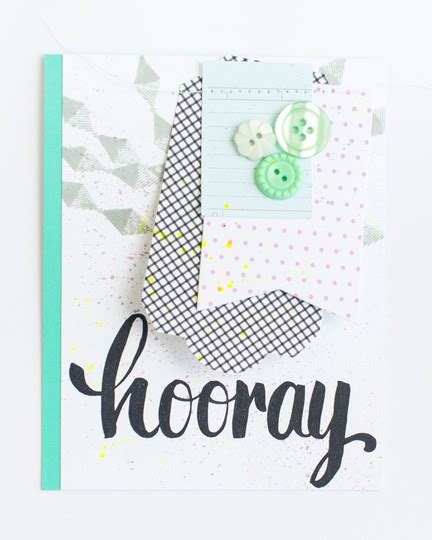 Hooray Banner Card by pixnglue - Studio Calico