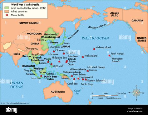 Ww2 Pacific Battles Map