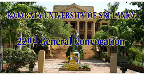 22nd General Convocation live - Rajarata University of Sri Lanka