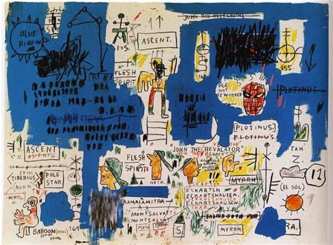 Ascent, 1983 - Jean-Michel Basquiat - WikiArt.org | Graffiti art, Graffiti, Jean michel basquiat