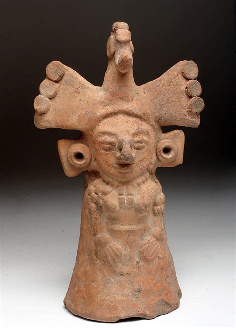 Sold Price: Mayan Female Figure with Itzamna Headdress - March 5, 0114 9:00 AM MDT