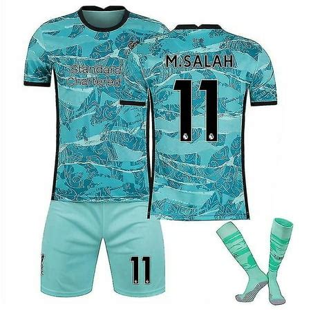 Mohamed Salah Psg Jersey Liverpool F.c. Salah-11-away T-shirt Jersey ...