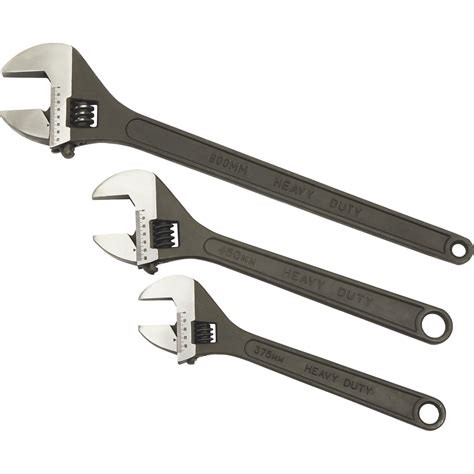 Klutch Jumbo Adjustable Wrench Set — 3-Pc. | Northern Tool