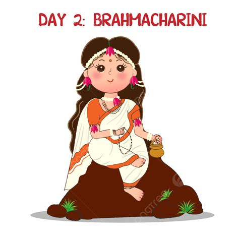 Navratri Goddess Brahmacharini Cute Durga Mata Different Forms In ...