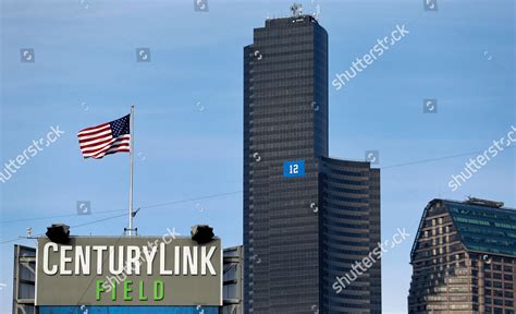 Large 12th Man Flag Symbol Seattle Editorial Stock Photo - Stock Image ...