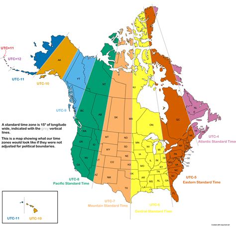 Cálculo Gran cantidad de Mejor canada time zone map menta secundario pureza