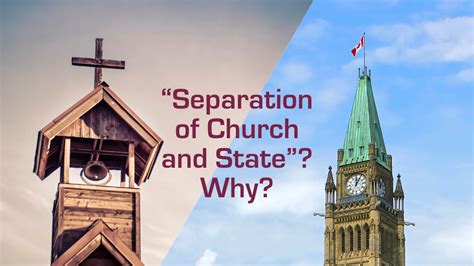 “Separation of Church and State”? Why?