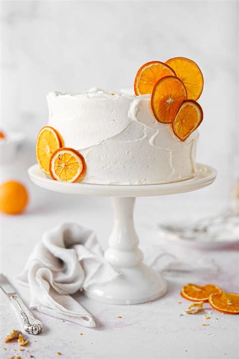 how to decorate cake with orange slices - Cake Decoration Ideas