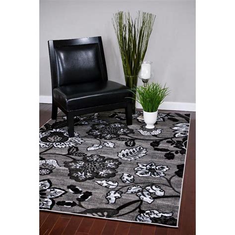 Persian Rugs 1023 Gray Floral Oriental Area Rug 5x7 - Walmart.com - Walmart.com