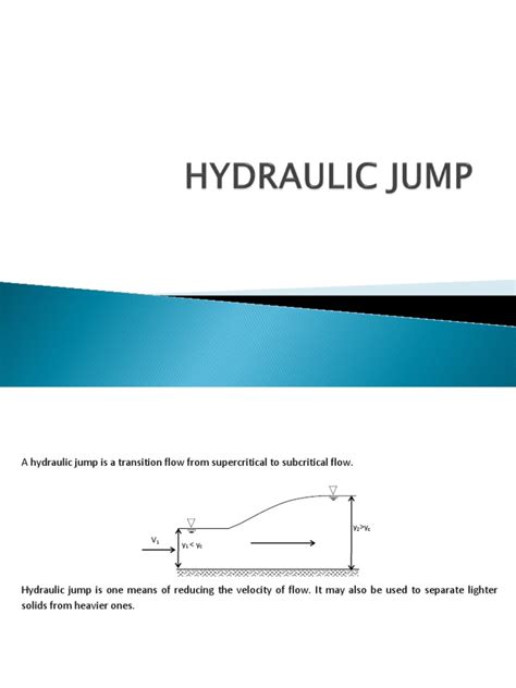 Chapter V-HYDRAULIC JUMP.pdf | Fluid Mechanics | Dynamics (Mechanics)