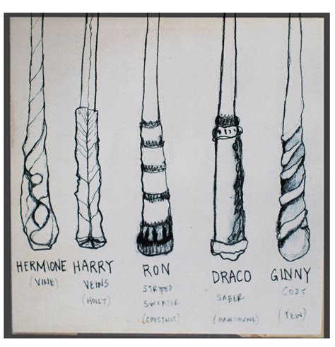 Evolution of wand designs in the Harry Potter universe