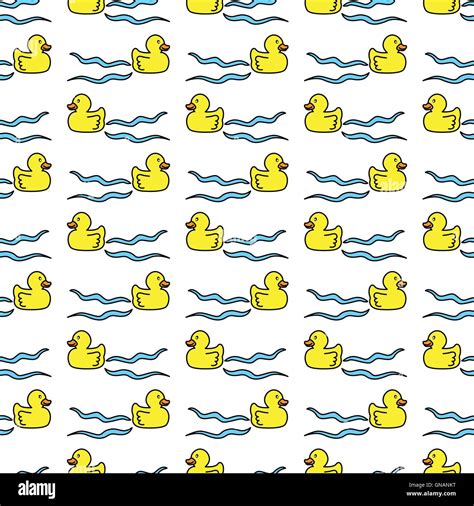 Seamless ducks pattern Stock Vector Image & Art - Alamy