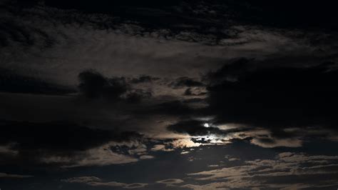 wallpaper sky, clouds, night, moon, dark, night sky HD : Widescreen : High Definition : Fullscreen