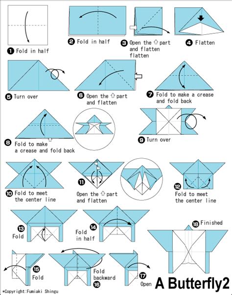 Butterfly 2 - Easy Origami instructions For Kids