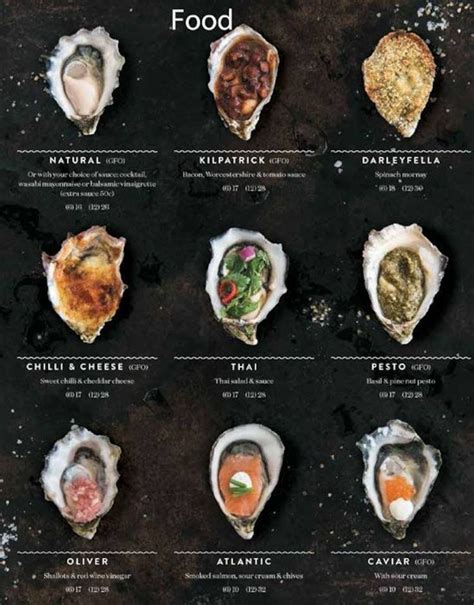 Oyster Bar Menu, Menu for Oyster Bar, Mandurah, City of Mandurah - Urbanspoon/Zomato | Oyster ...