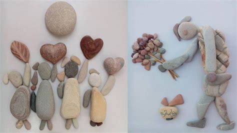 Turning pebbles into pictures of the war in Syria - BBC News