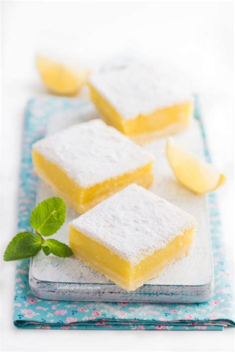 Low Calorie Lemon Bars - Lose Weight By Eating