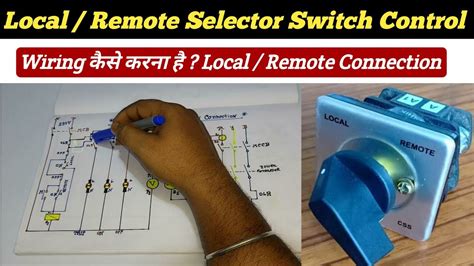 Local Remote Selector Switch Control Wiring Diagram | Rotary Selector ...