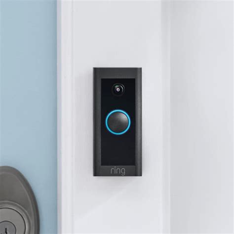 Ring Video Doorbell Wired in Black | NFM