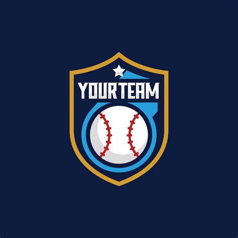 Baseball team emblem logo design vector illustration 13168339 Vector Art at Vecteezy