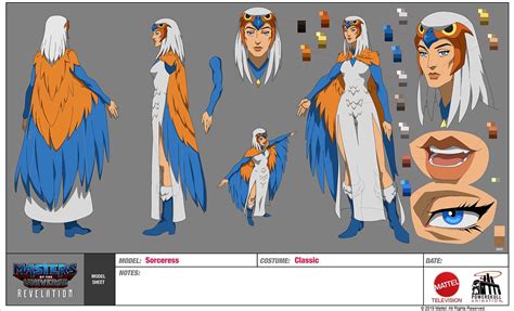 Sorceress Character Sheet | Masters Of The Universe: Revelation | Know ...