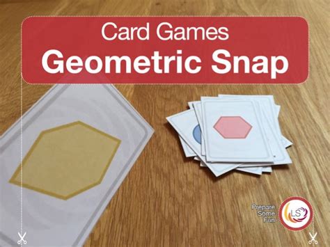 Shapes Snap Card Game by LittleStreams | Teaching Resources