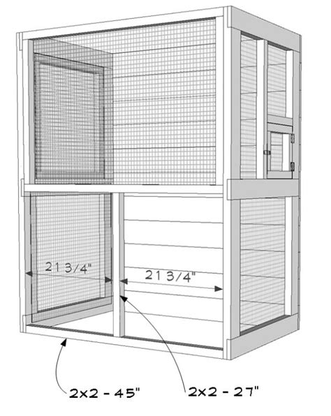 Outdoor Aviary Bird Cage Plans | Free PDF Download - Construct101 | Aviary, Bird cage, Bird cage ...