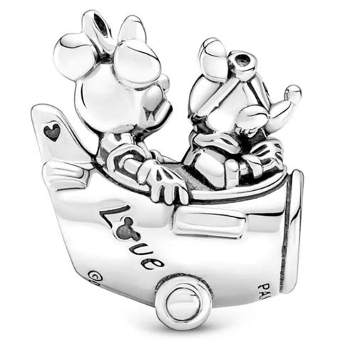 Disney Pandora Charm - Mickey and Minnie Mouse Plane